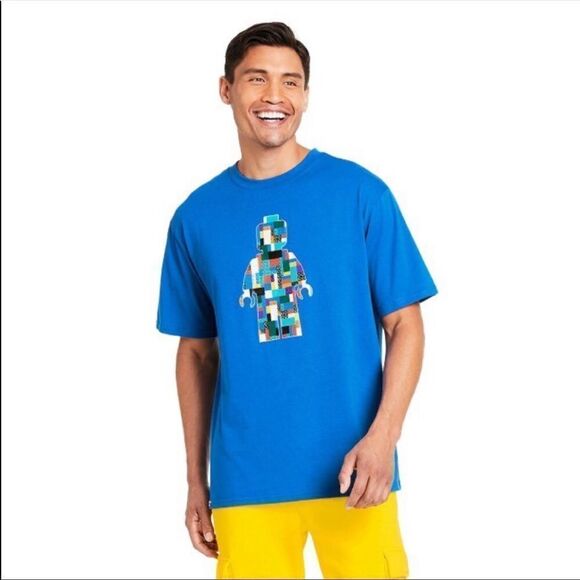 Men's Lego Mini figures Short Sleeve Graphic Tee Size M - Picture 1 of 4